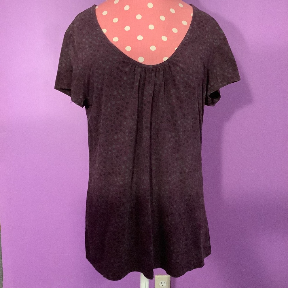 Women’s Merona Purple Print Top Size XXL